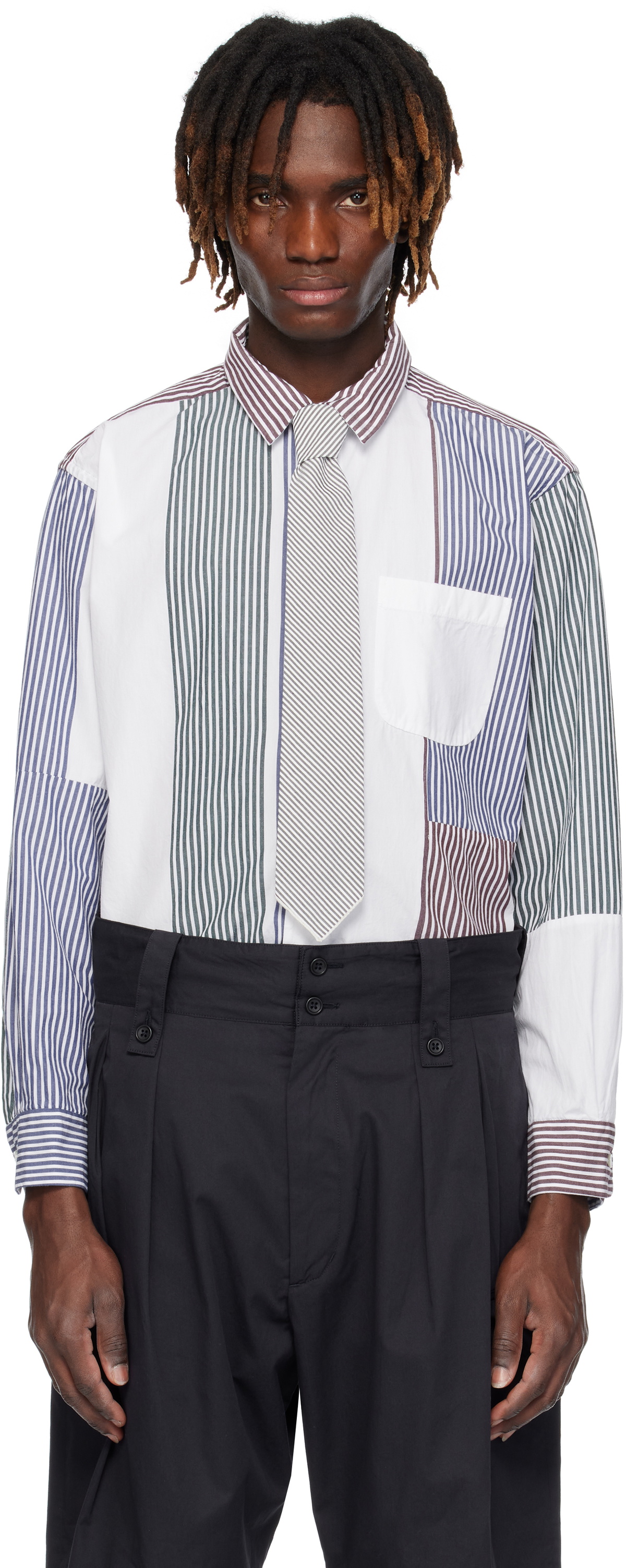 Engineered Garments Multicolor Short Collar Shirt Engineered