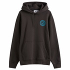 END. X Adidas Flyfishing Hoodie in Night Brown