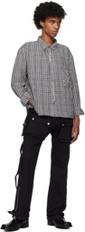 C2H4 Navy & Black Profile Shirt