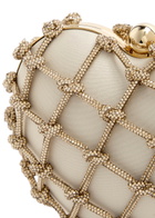 Rosantica Cupido Nodi Crystal-embellished Satin Cross-body bag - Grey - One Size