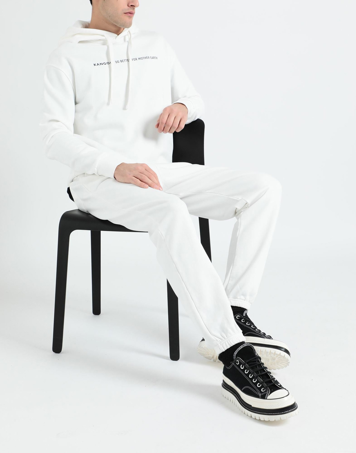 Kangol Mens Sweatshirt in Off white