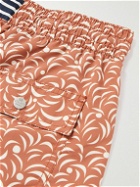 Atalaye - Hobekia Mid-Length Printed Recycled Swim Shorts - Metallic