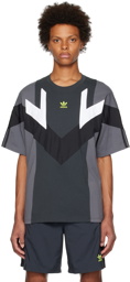 adidas Originals Black & Gray Rekive T-Shirt