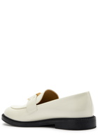 Chloe Marcie Patent Leather Loafers White