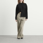 STEL Women's Asymmetric Wrap Cardigan in Black