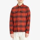Patagonia Men's Fjord Flannel Shirt in Cascade Burnished Red