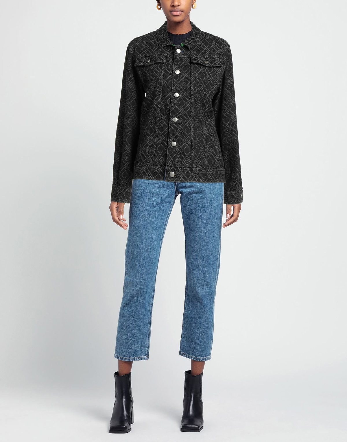 Koché Womens Denim outerwear in Black
