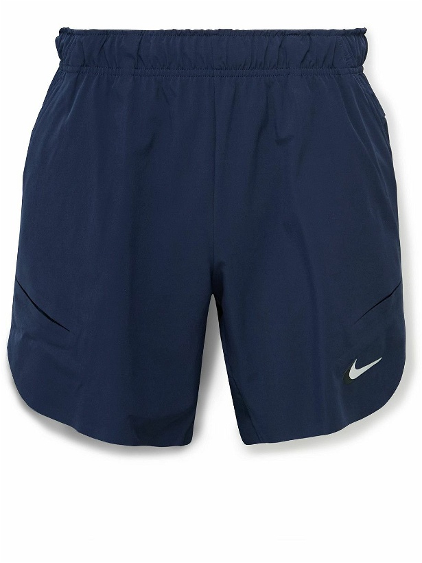 Photo: Nike Tennis - NikeCourt Slam ADV Dri-FIT Tennis Shorts - Blue