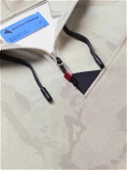 Klättermusen - Alfsol Camouflage-Print Organic Cotton-Jersey Half-Zip Hoodie - Gray