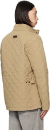 Barbour Khaki Shoveler Quilted Jacket