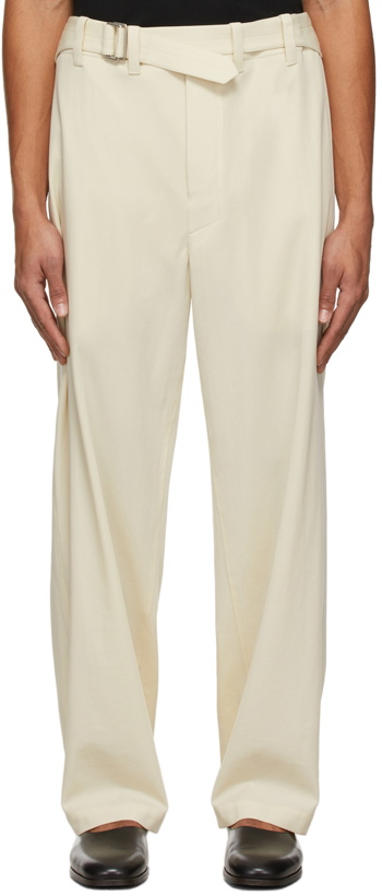 Photo: Lemaire Off-White Loose Trousers