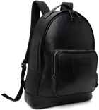 Emporio Armani Black Rounded Backpack