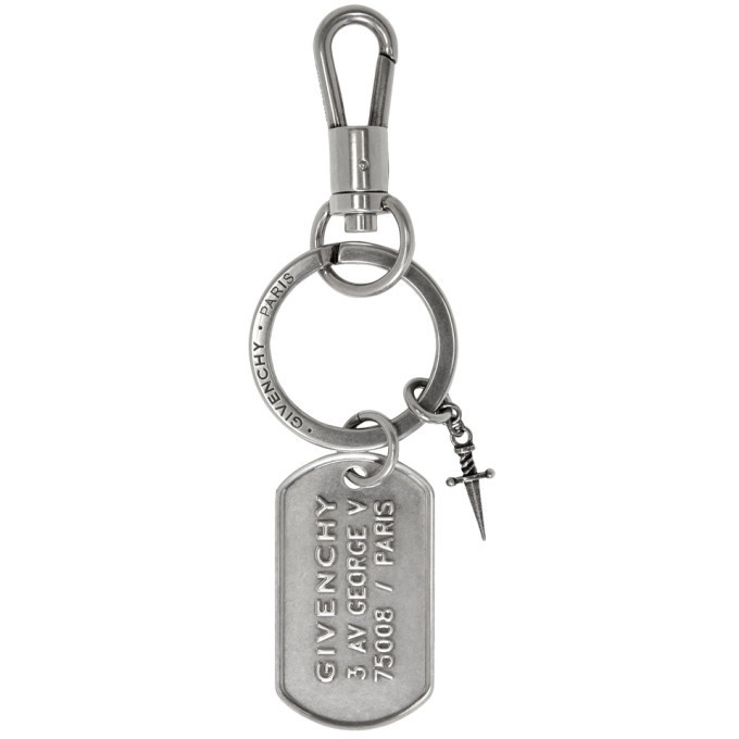 Photo: Givenchy Silver Plate Keychain