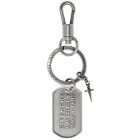Givenchy Silver Plate Keychain