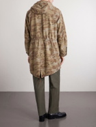 RRL - Pershing Camouflage-Print Denim Hooded Parka - Green