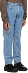 Maryam Nassir Zadeh Blue Thistle Jeans