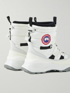 Canada Goose - Toronto Suede-Trimmed Quilted Shell Boots - White