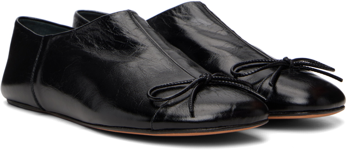 ABRA Black Babouch Ballerina Flats