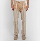 Fear of God - Slim-Fit Belted Panelled Cotton-Canvas and Nylon Trousers - Neutrals
