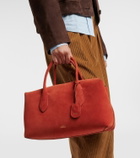 Polo Ralph Lauren Bellport Medium suede tote bag