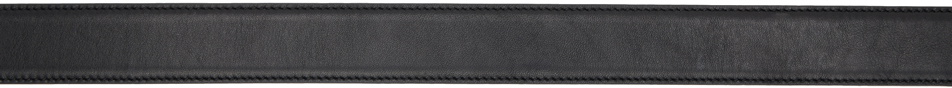 Moschino Black Logo Belt