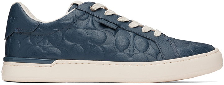 Photo: Coach 1941 Navy Lowline Signature Sneakers