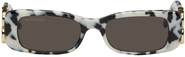 Photo: Balenciaga Black & White Dynasty Sunglasses