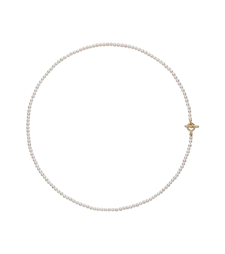 Photo: David Yurman Pearl Classics Petite 18kt gold necklace with freshwater pearls and diamonds