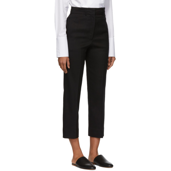 Ports 1961 Black Cropped Trousers