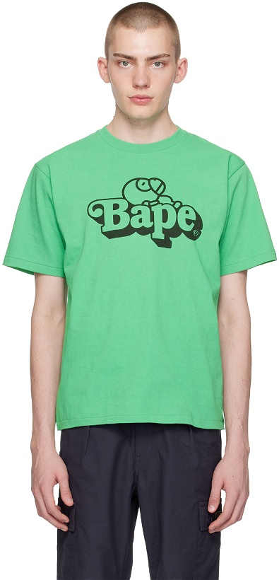 Photo: BAPE Green 'Milo On BAPE' T-Shirt