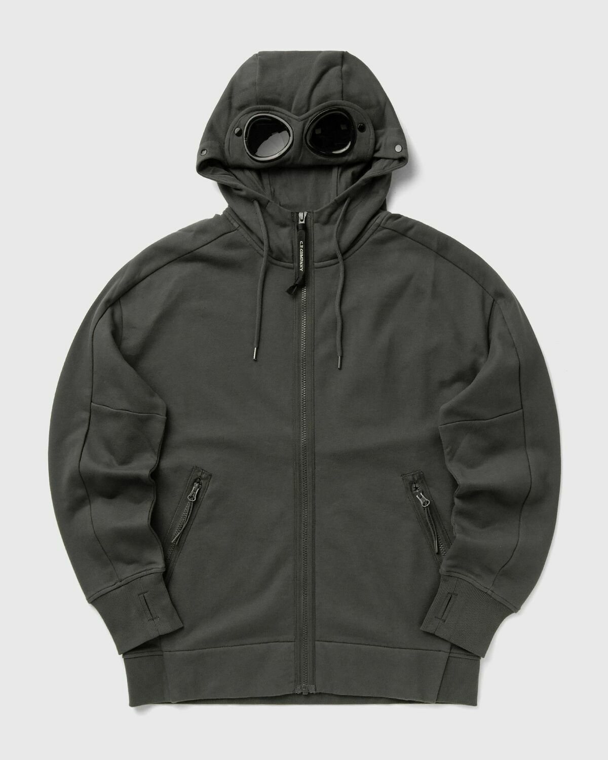 C.P. Company SWEATSHIRTS - HOODED OPEN Black Mens Hoody