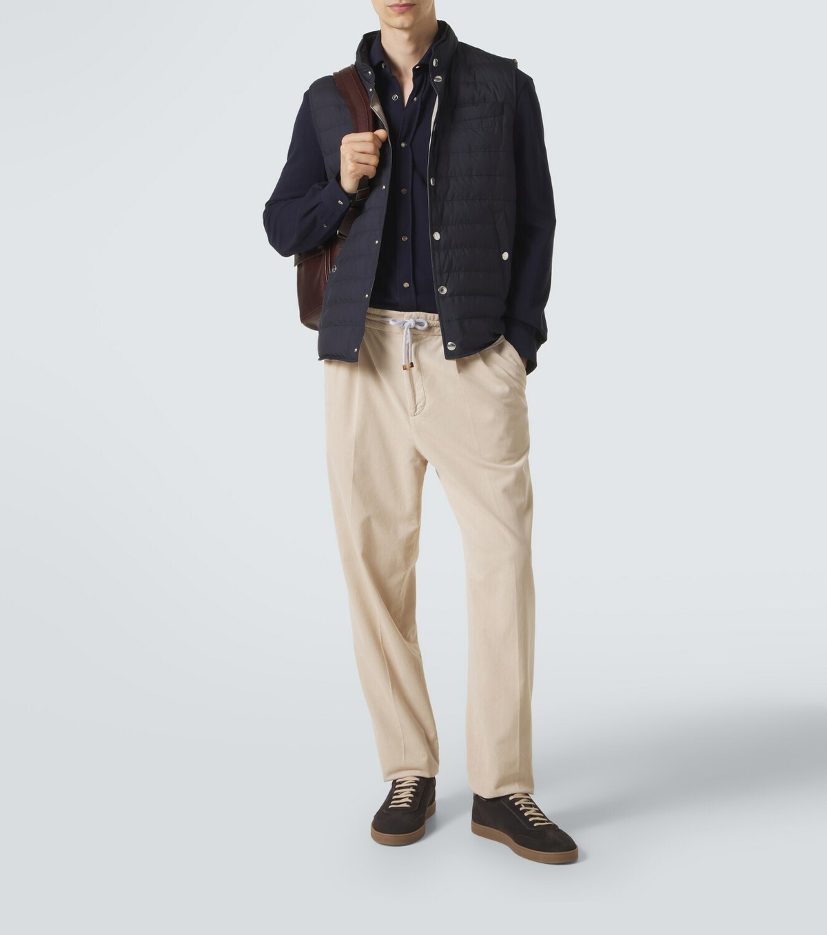 Brunello Cucinelli Cotton tapered pants