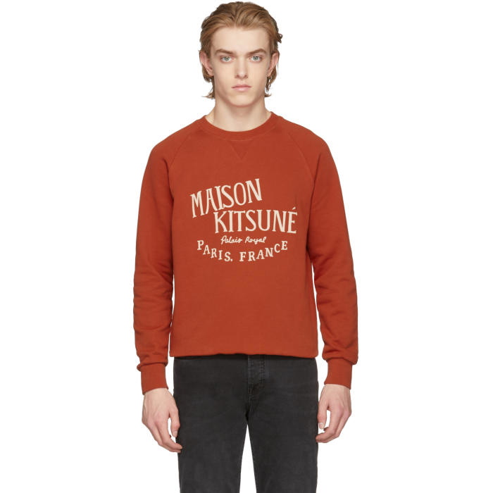 Photo: Maison Kitsuné Orange Palais Royal Sweatshirt