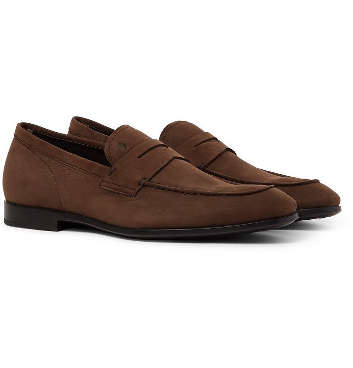 Photo: Tod's - Nubuck Penny Loafers - Men - Brown