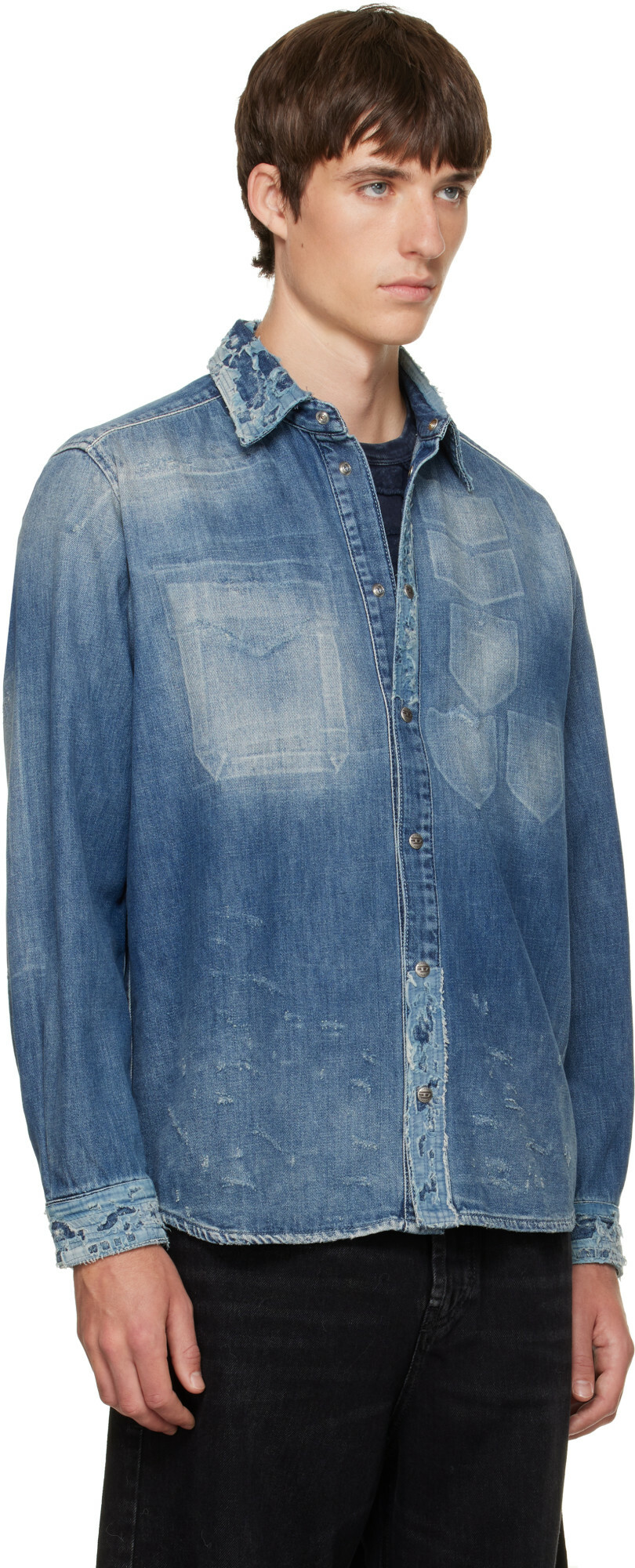 Diesel Blue D-Simply Denim Shirt