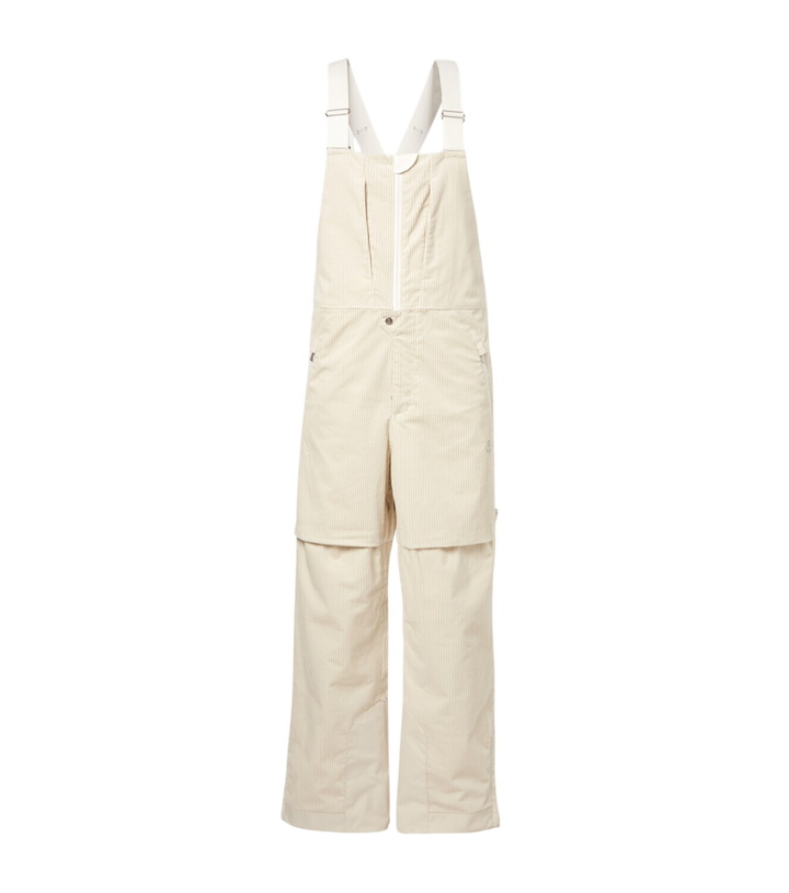 Photo: Brunello Cucinelli Cotton corduroy ski salopettes