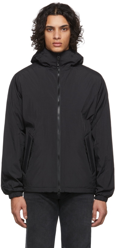 Photo: The Very Warm Black Light Hooded Jacket