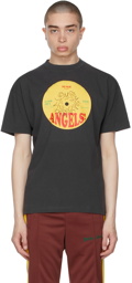 Palm Angels Black PA Records Classic T-Shirt