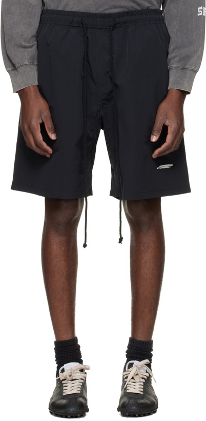 Photo: Song for the Mute Black 'SFTM/Academy' Gym Shorts