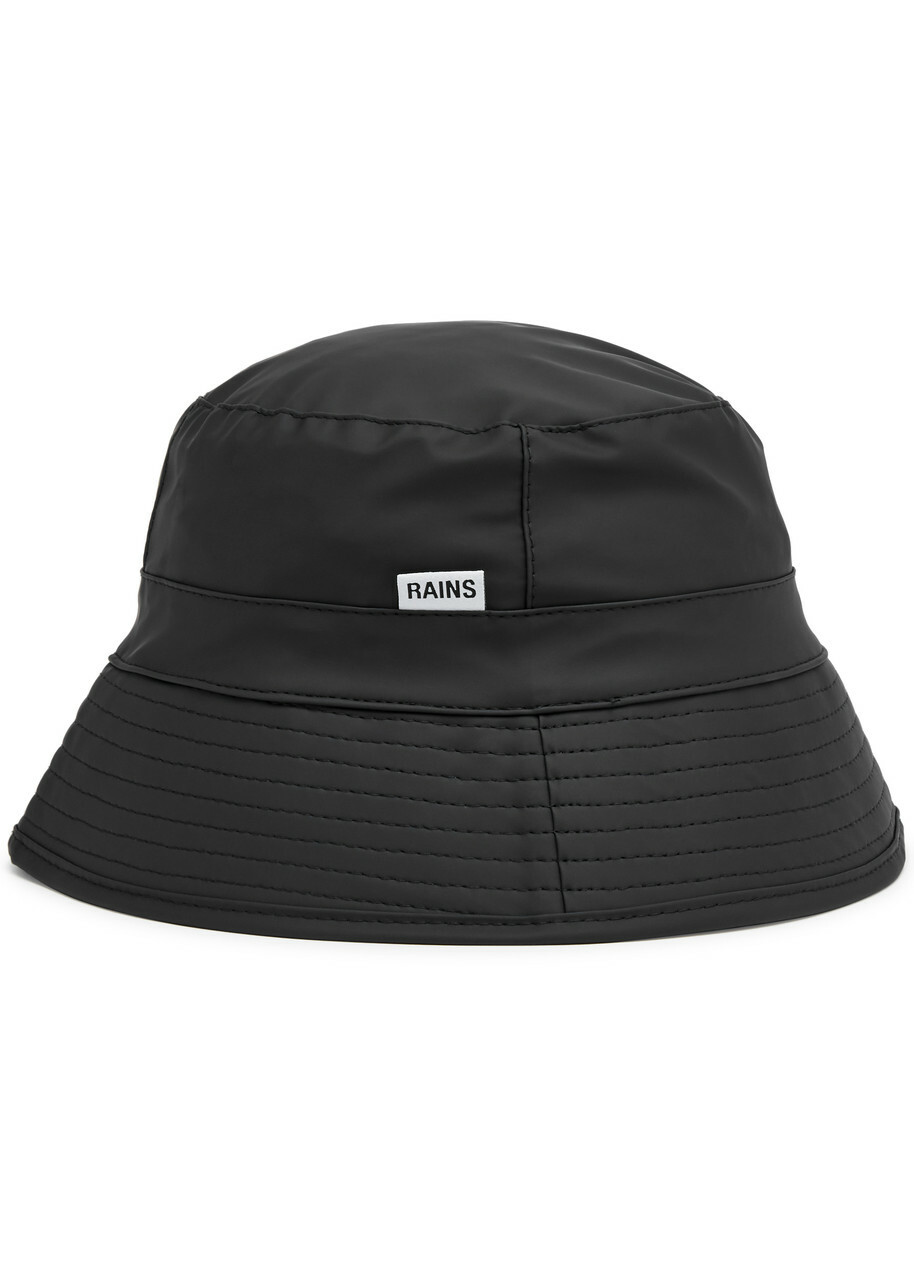 Rains Rubberised Bucket hat Black