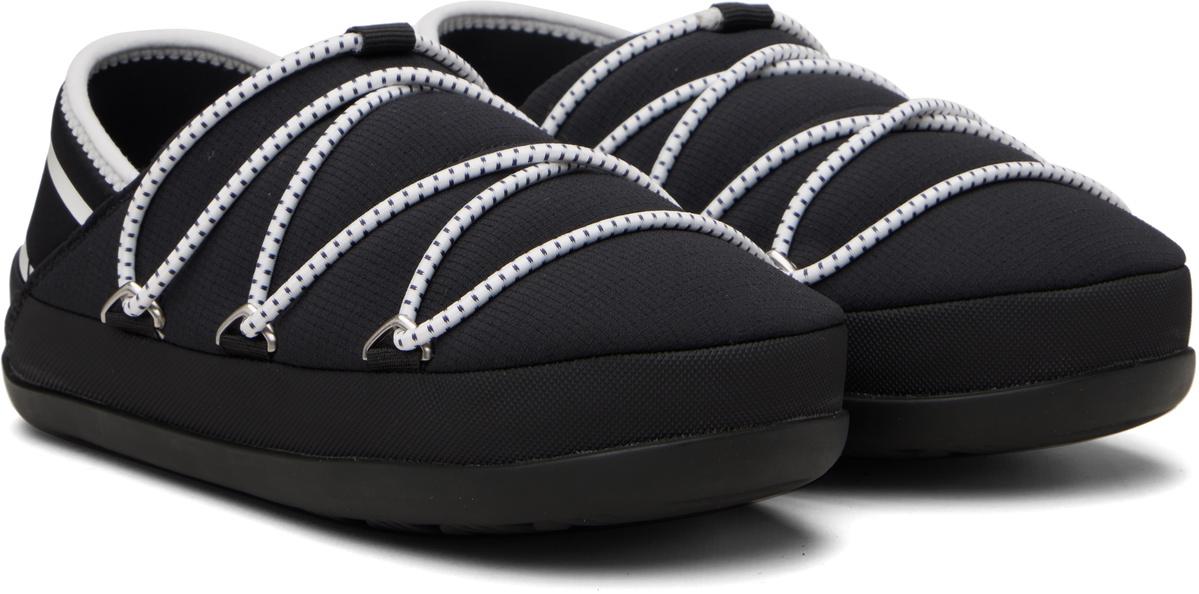 Moon Boot Black Icon Slipper Loafers
