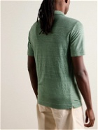 Massimo Alba - Filicudi Slim-Fit Linen Polo Shirt - Green