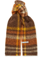 Acne Studios - Checked Textured-Knit Scarf