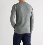 Loro Piana - Slim-Fit Mélange Baby Cashmere Sweater - Blue