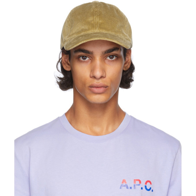 Photo: A.P.C. Beige Corduroy Charlie Hat