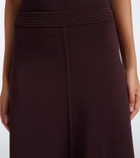 Joseph Helius jersey midi skirt