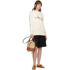 Loewe Navy Virgin Wool Shorts