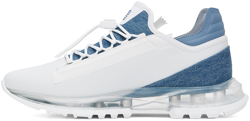 Givenchy White and Blue Athletic Shoes Givenchy | Urban Street white and blue sneakers | Savannahs main image 4