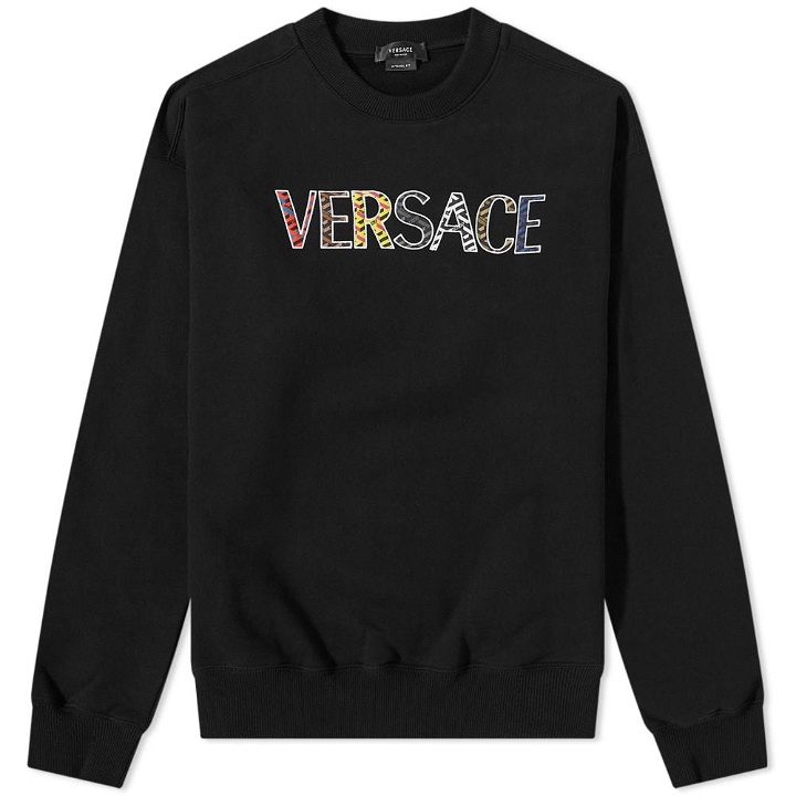 Photo: Versace Colourful Logo Crew Sweat