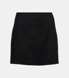 SIR Linen-blend miniskirt